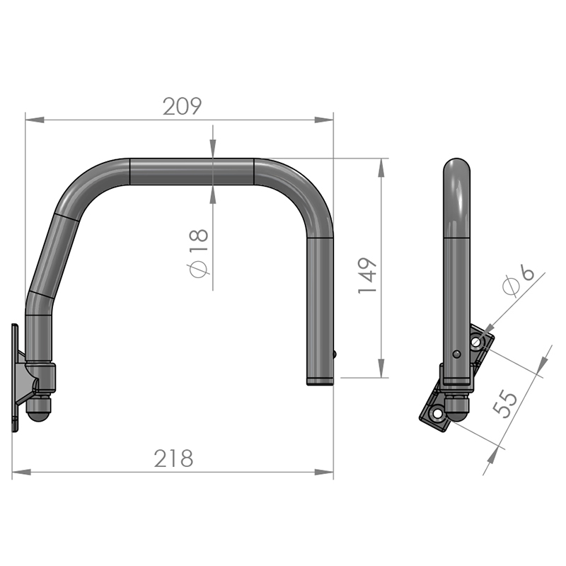 Arm - Universal - For 7151 (235 x 178)